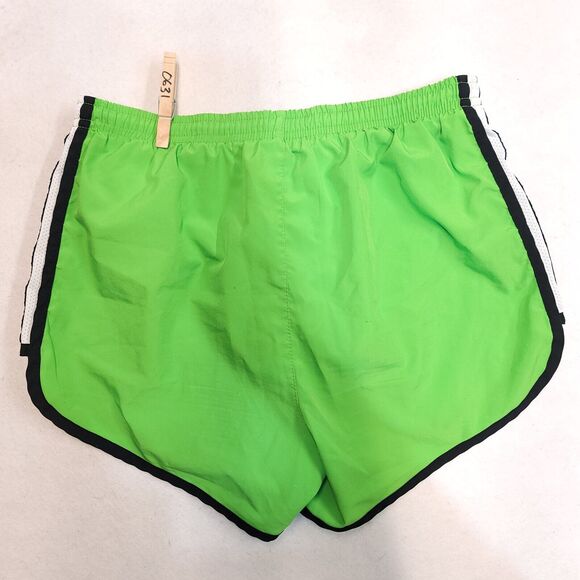 Nike Dri-Fit Athletic Pull On Running Shorts Womens Size XS Green Black White - Picture 7 of 8